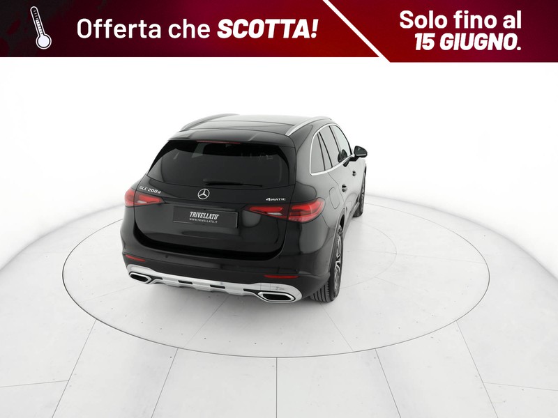 Mercedes GLC 200 d advanced 4matic auto ibrido nero