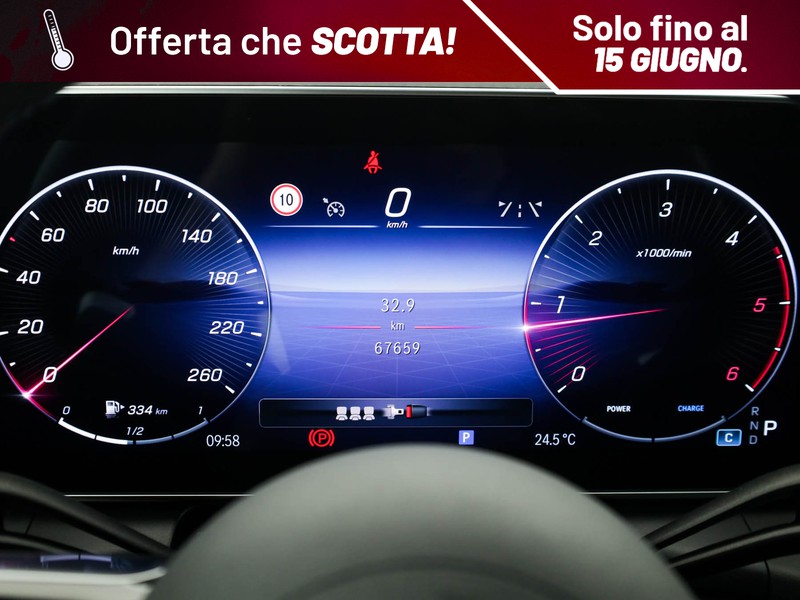 Mercedes GLC 220 d amg line advanced plus 4matic auto ibrido blu/azzurro