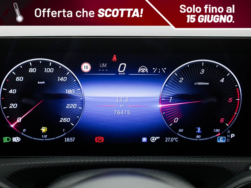 Mercedes Classe A 180 d amg line advanced plus auto diesel nero