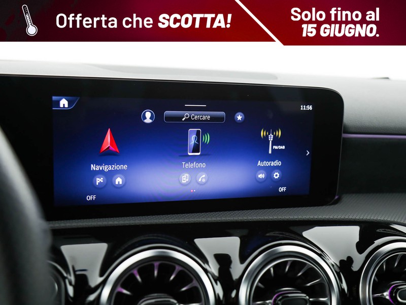Mercedes Classe A 180 d amg line advanced plus auto diesel nero