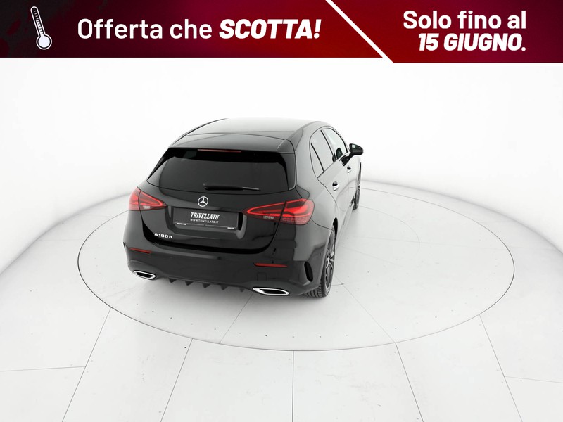 Mercedes Classe A 180 d amg line advanced plus auto diesel nero