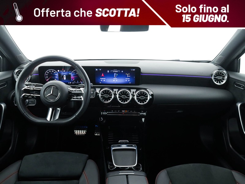 Mercedes Classe A 180 d amg line advanced plus auto diesel nero