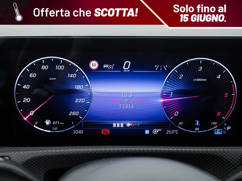 Mercedes Classe A 180 d amg line advanced plus auto diesel nero