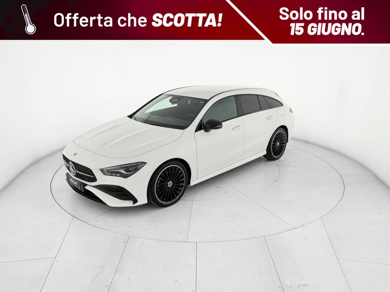 Mercedes CLA Shooting Brake  200 d amg line advanced plus auto diesel bianco