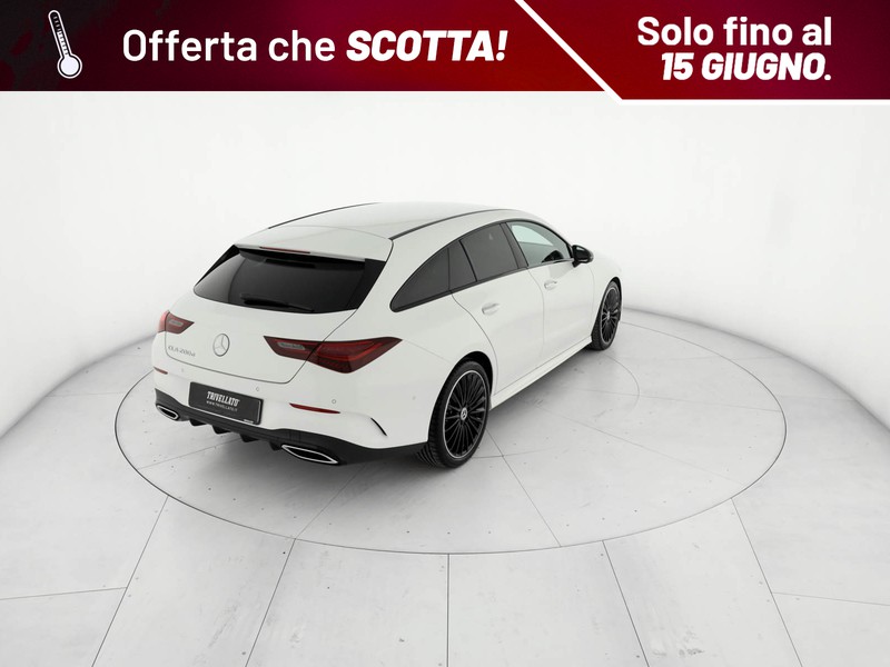 Mercedes CLA Shooting Brake  200 d amg line advanced plus auto diesel bianco