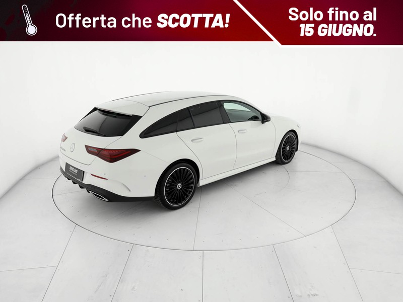 Mercedes CLA Shooting Brake  200 d amg line advanced plus auto diesel bianco