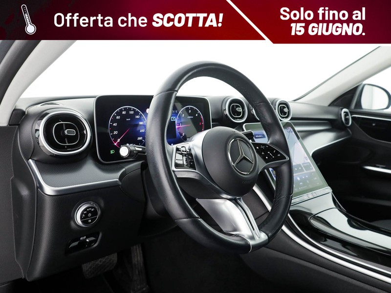 Mercedes Classe C Berlina 200 d mhev premium auto ibrido grigio