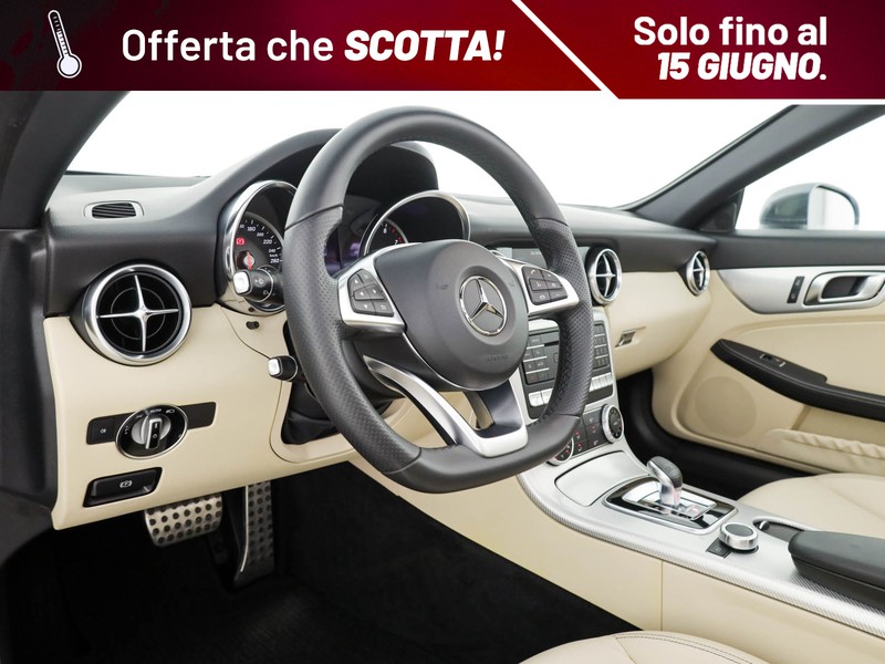 Mercedes SLC slc 180 sport auto benzina grigio