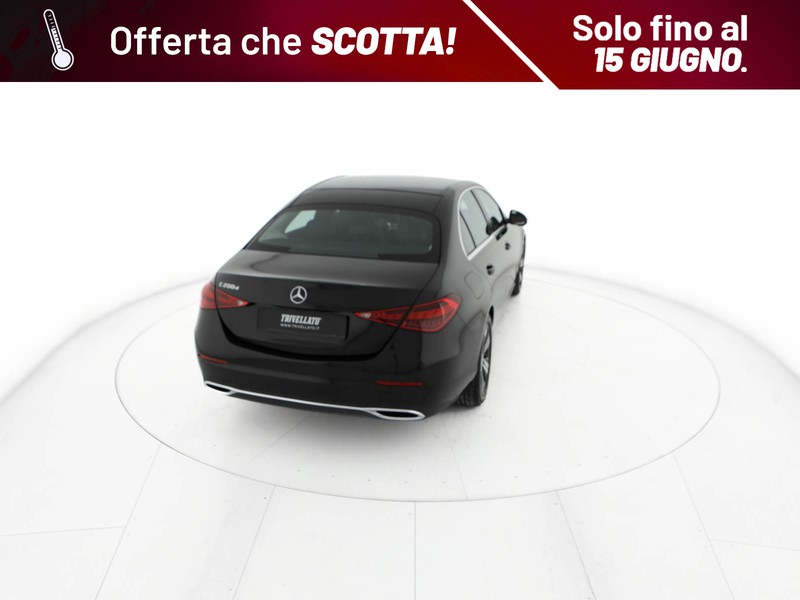 Mercedes Classe C Berlina 200 d mhev advanced auto ibrido nero