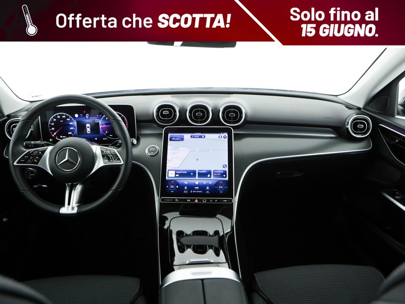 Mercedes Classe C Berlina 200 d mhev advanced auto ibrido nero