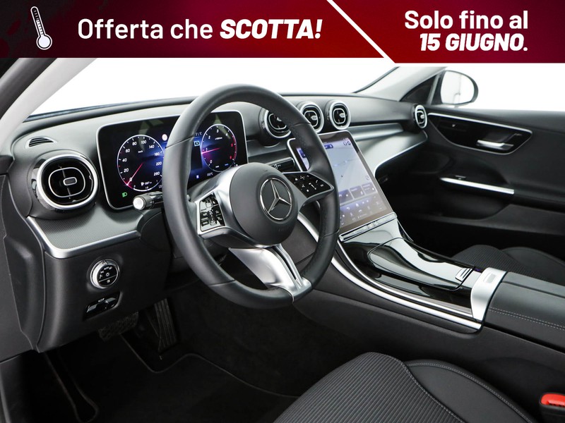 Mercedes Classe C Berlina 200 d mhev advanced auto ibrido nero