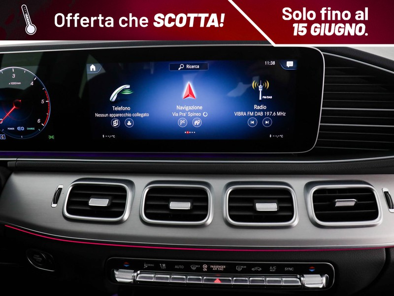 Mercedes GLE gle 300 d mhev sport 4matic auto ibrido nero
