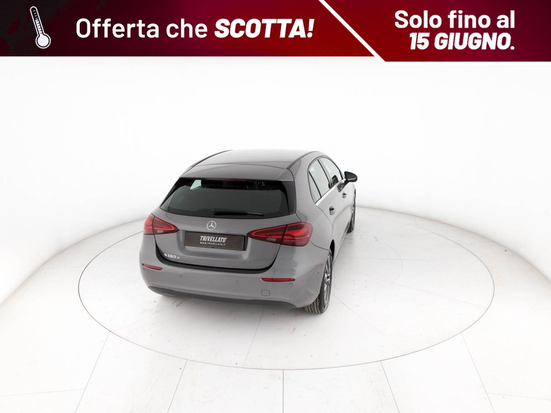 Mercedes Classe A 180 d advanced auto diesel grigio