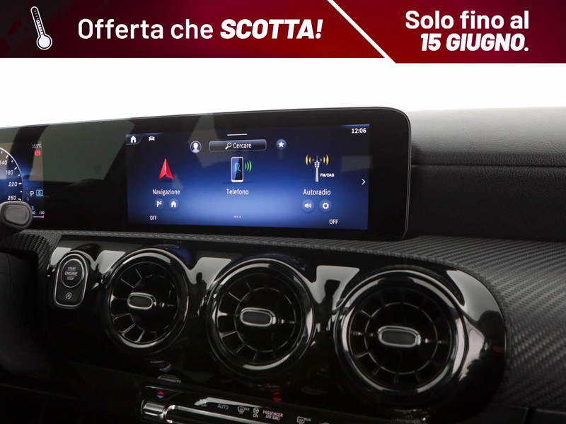 Mercedes Classe A 180 d advanced auto diesel grigio