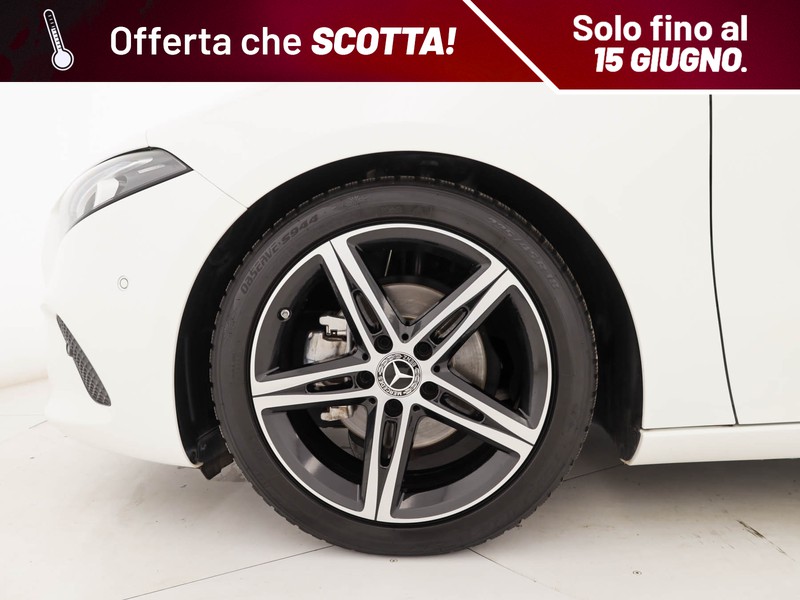 Mercedes Classe A 180 d sport auto diesel bianco