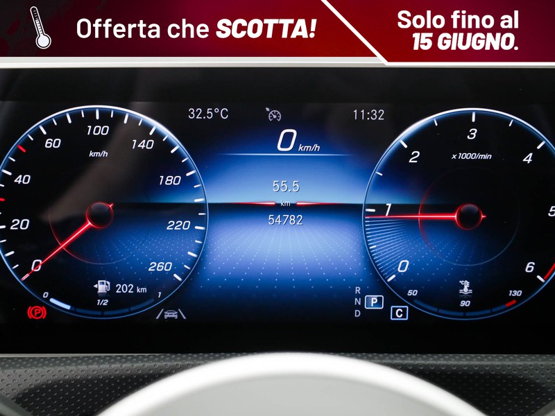 Mercedes Classe A 180 d sport auto diesel bianco