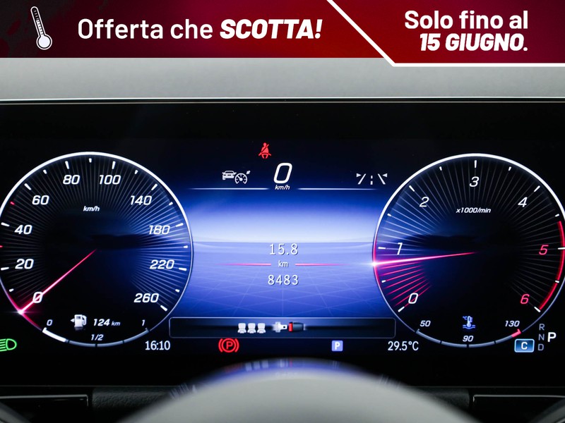 Mercedes Classe B 180 d progressive advanced plus auto diesel nero