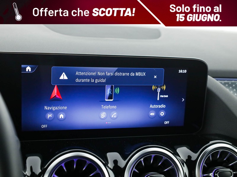 Mercedes Classe B 180 d progressive advanced plus auto diesel nero