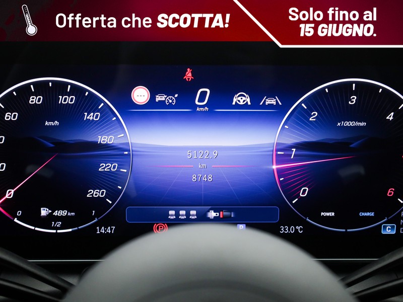 Mercedes GLC 300 d amg line premium 4matic auto ibrido grigio