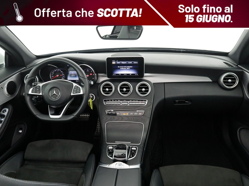 Mercedes Classe C Cabrio cabrio 220 d premium auto diesel bianco