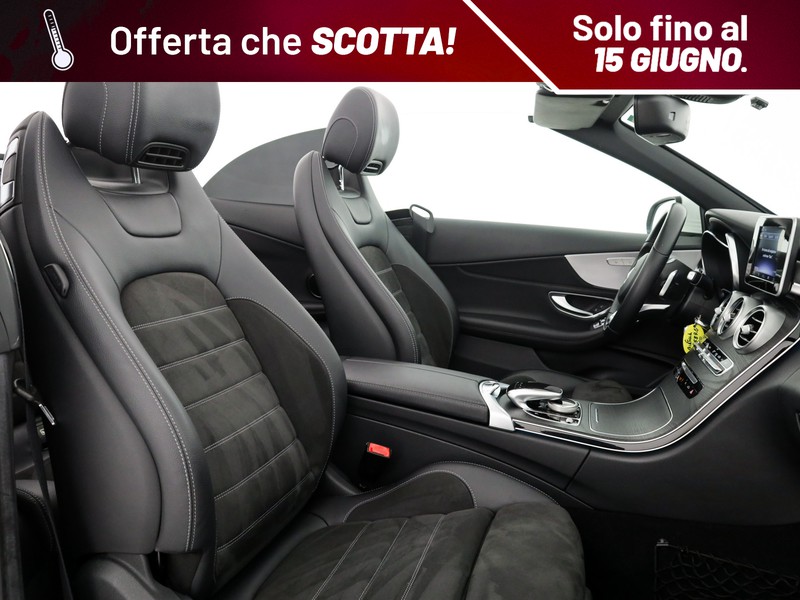 Mercedes Classe C Cabrio cabrio 220 d premium auto diesel bianco