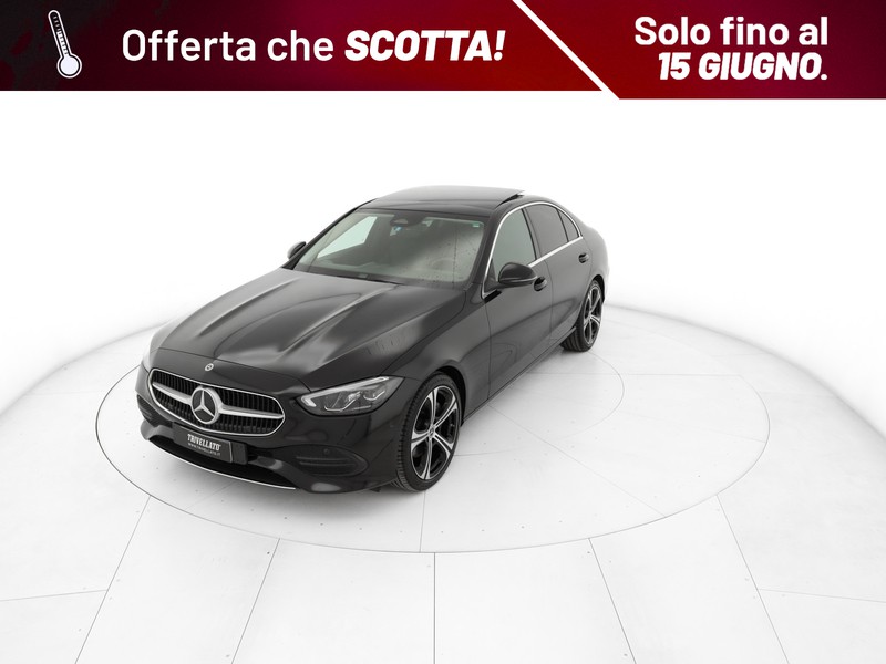 Mercedes Classe C Berlina 220 d mhev advanced 4matic 197cv auto ibrido nero