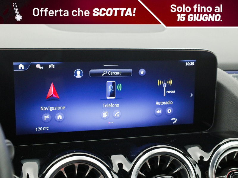 Mercedes GLA 180 progressive advanced plus auto ibrido bianco