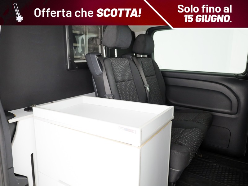 Mercedes Vito 119 cdi(bluetec) long mixto auto e6 diesel bianco