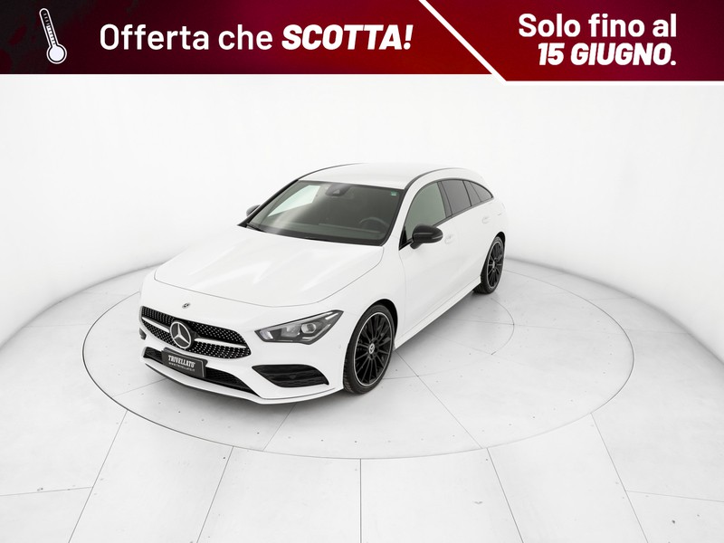 Mercedes CLA Shooting Brake  200 d premium auto diesel bianco