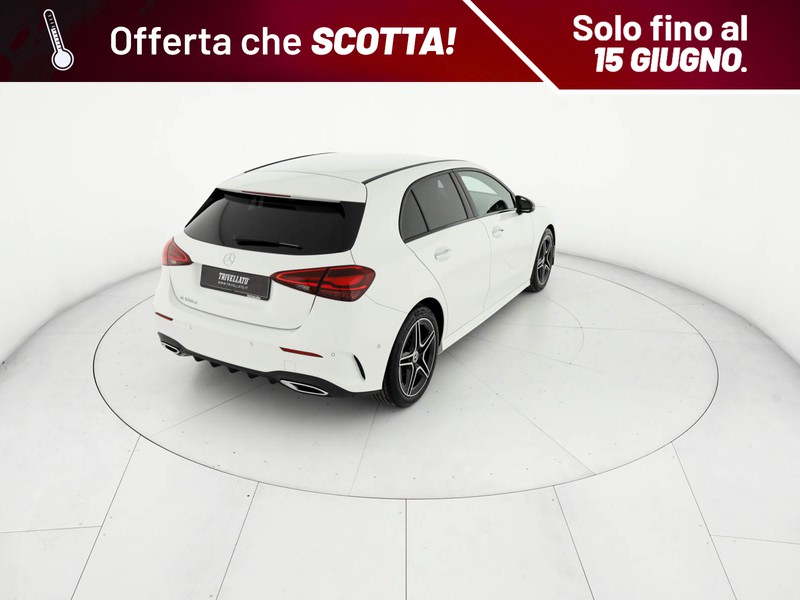 Mercedes Classe A 180 d amg line advanced plus auto diesel bianco