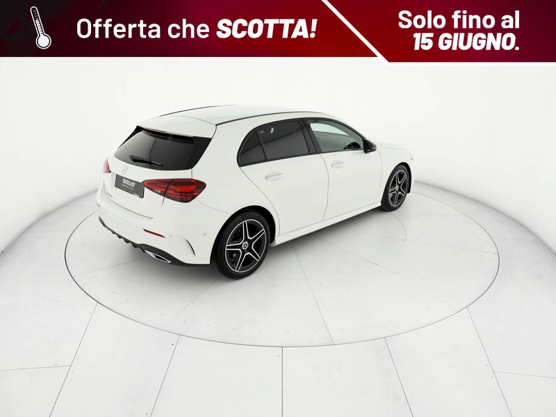 Mercedes Classe A 180 d amg line advanced plus auto diesel bianco