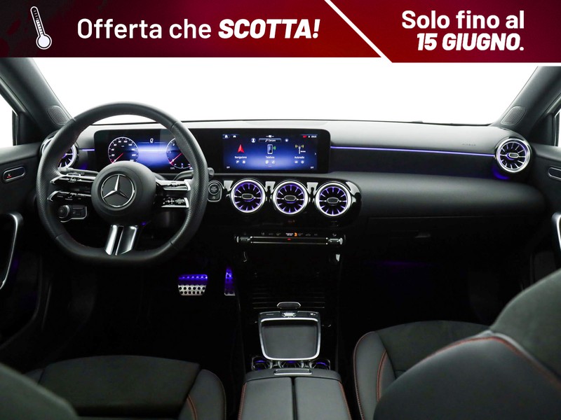 Mercedes Classe A 180 d amg line advanced plus auto diesel bianco