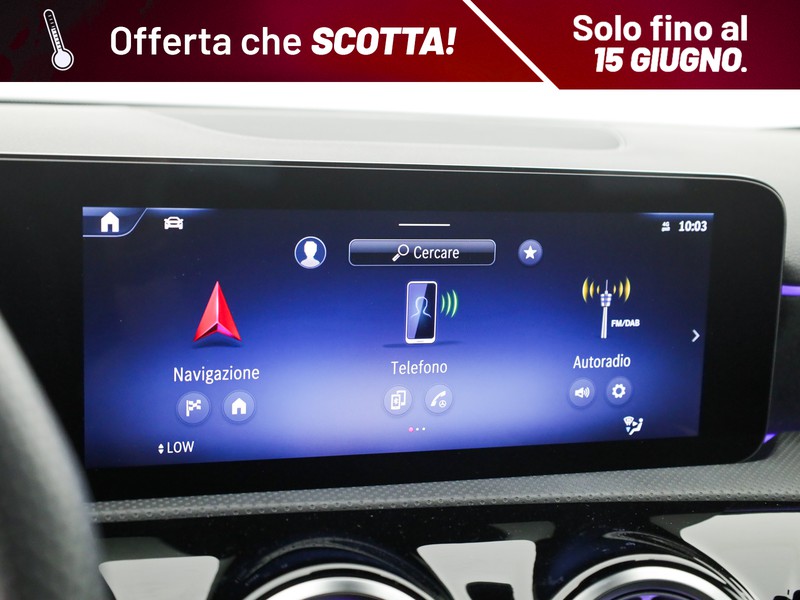 Mercedes Classe A 180 d amg line advanced plus auto diesel bianco