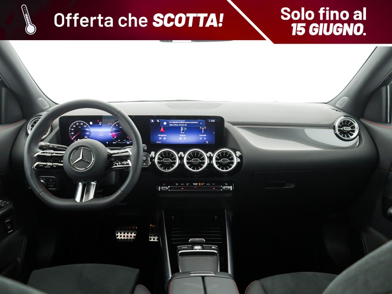 Mercedes GLA 180 amg line advanced plus auto ibrido nero
