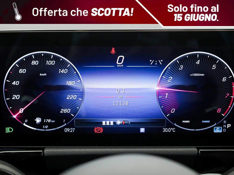 Mercedes GLA 180 amg line advanced plus auto ibrido nero