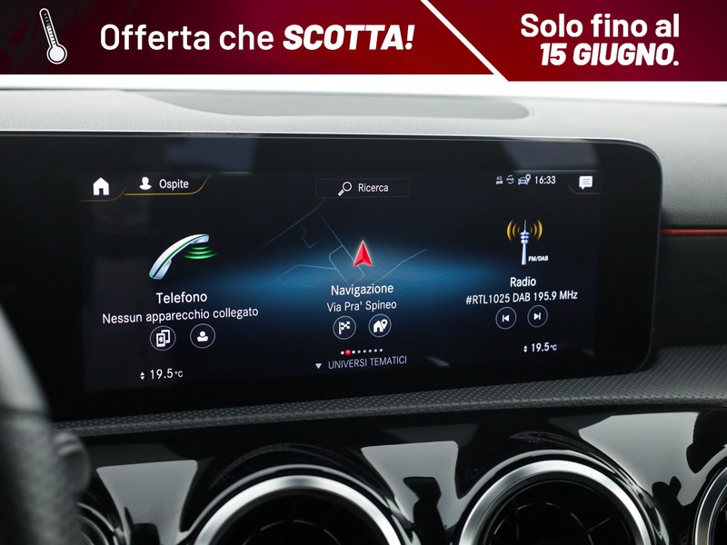 Mercedes Classe A 250 e phev (eq-power) premium auto ibrido nero