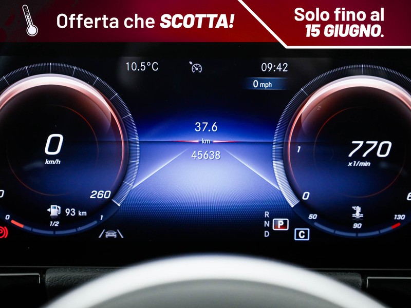 Mercedes Classe B 180 d premium auto diesel grigio