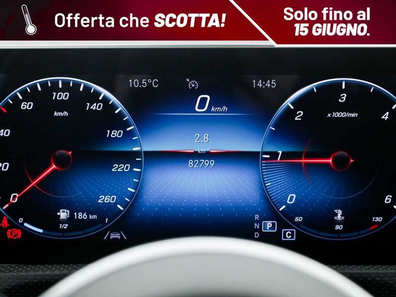 Mercedes Classe A 180 d sport auto diesel grigio