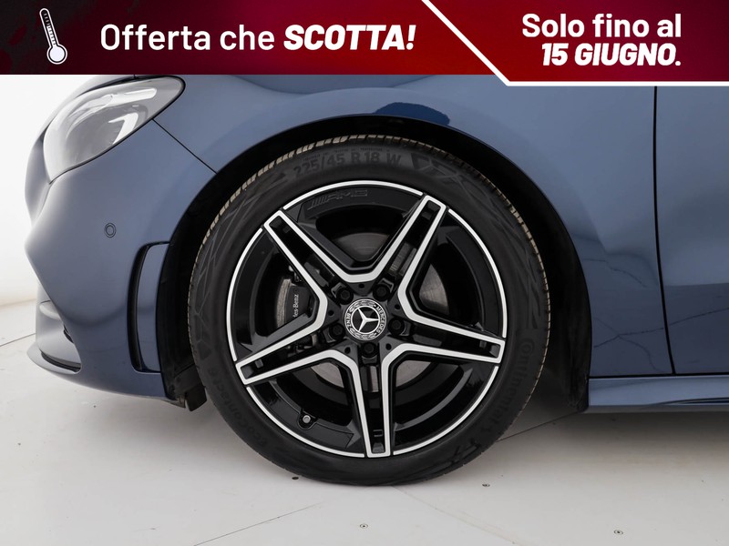 Mercedes Classe B 180 d amg line advanced plus auto diesel blu/azzurro