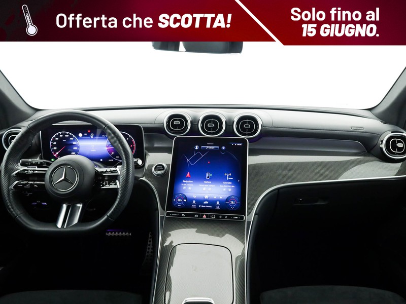 Mercedes GLC 220 d amg advanced 4matic auto ibrido bianco