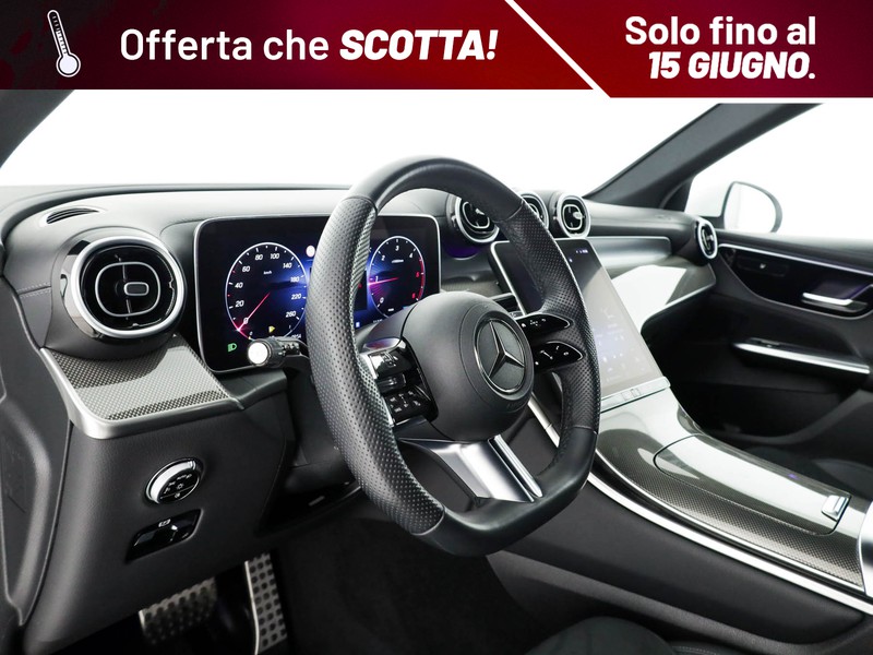Mercedes GLC 220 d amg advanced 4matic auto ibrido bianco
