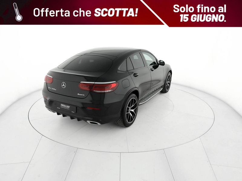 Mercedes GLC Coupè coupe 220 d sport 4matic auto diesel nero