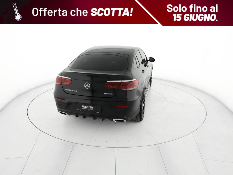 Mercedes GLC Coupè coupe 220 d sport 4matic auto diesel nero