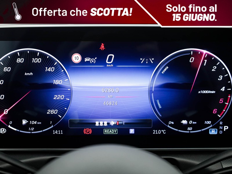Mercedes Classe C SW sw 300 de phev amg line premium plus auto ibrido nero