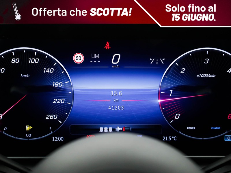 Mercedes GLC 220 d amg advanced 4matic auto ibrido nero