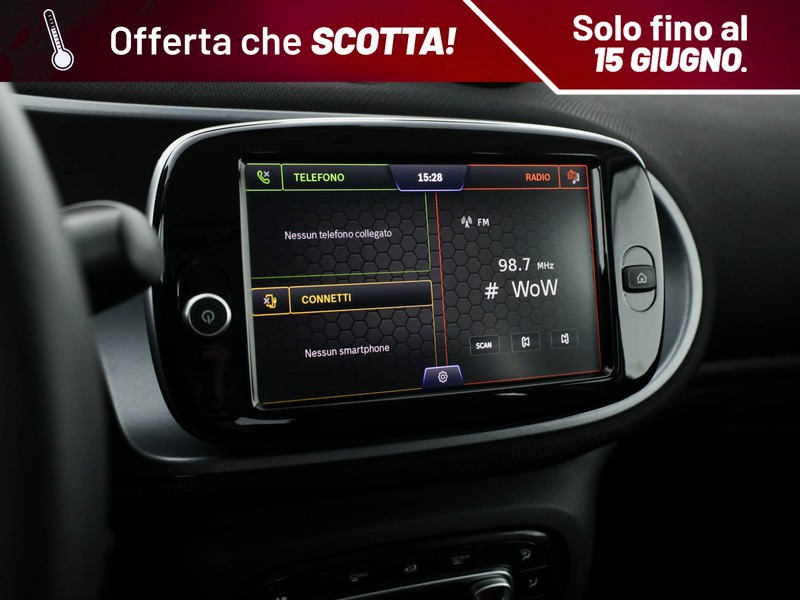 Smart Forfour eq passion 22kw elettrica grigio