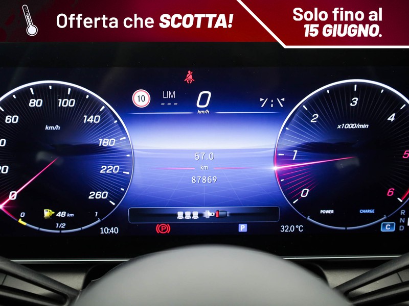 Mercedes GLC 220 d amg line advanced 4matic auto ibrido bianco