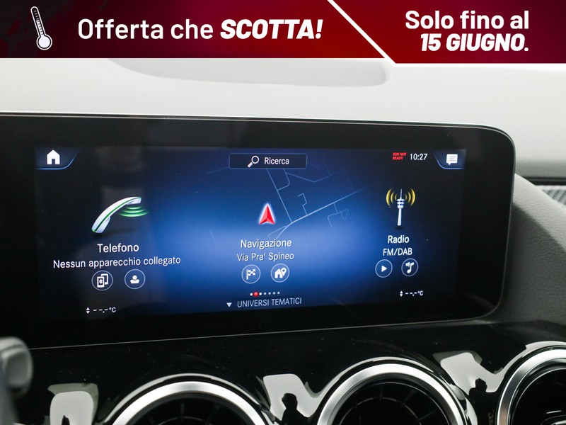 Mercedes Classe B 200 d premium auto diesel bianco