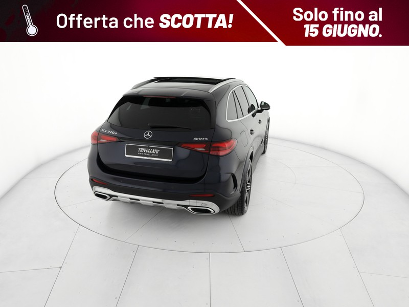 Mercedes GLC 220 d amg line advanced 4matic auto ibrido blu/azzurro