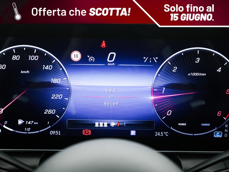 Mercedes GLC 220 d amg line advanced 4matic auto ibrido blu/azzurro
